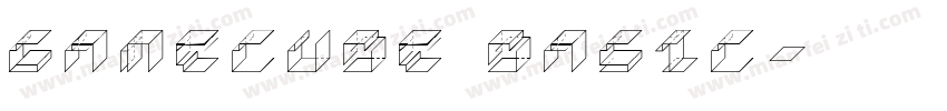 GameCube Basic字体转换